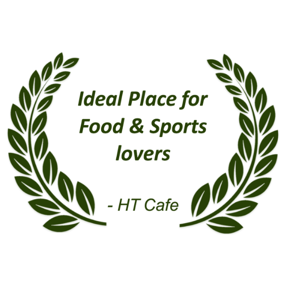 Ideal place for food & sports lovers